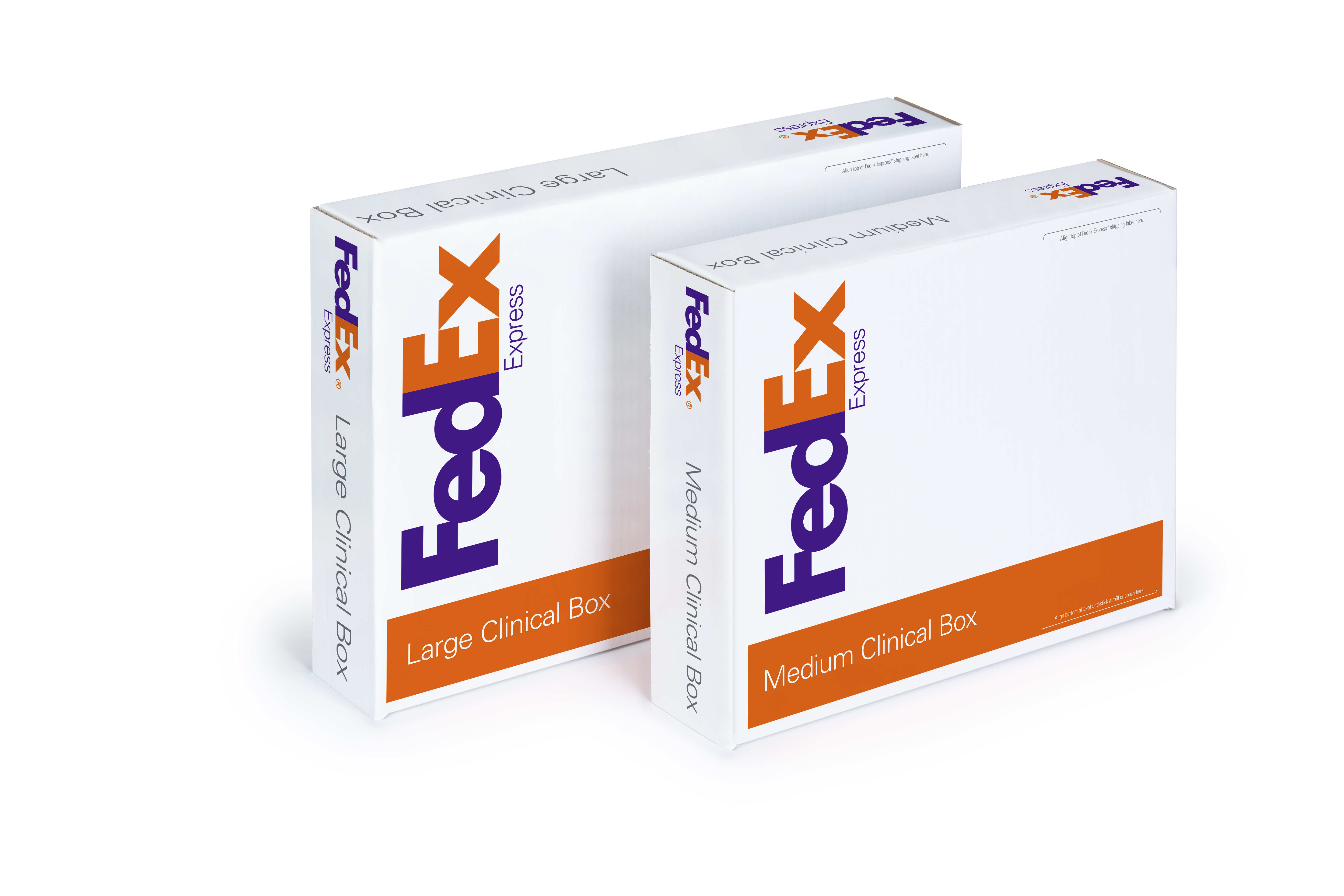 Example of a large and medium clinical box