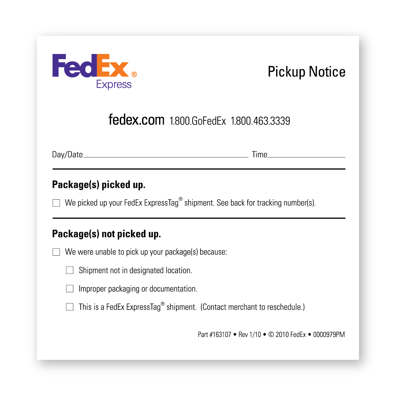 Pickup And Delivery Service Options Fedex