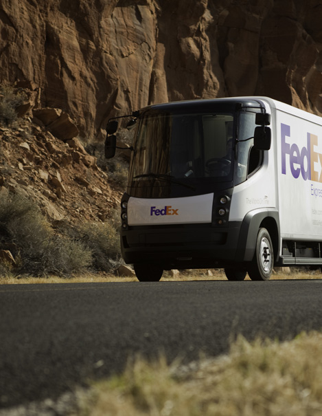 A FedEx Express truck