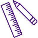 Measurement icon.