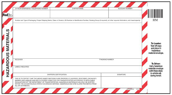 How to Describe a DOT Special Permit or Exemption on a Hazardous Material Shipping  Paper