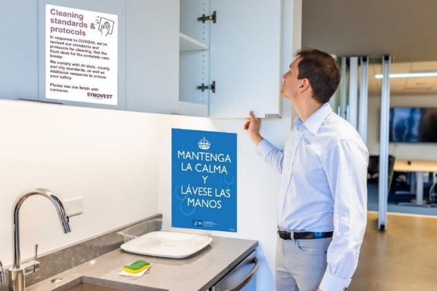 Break room signage