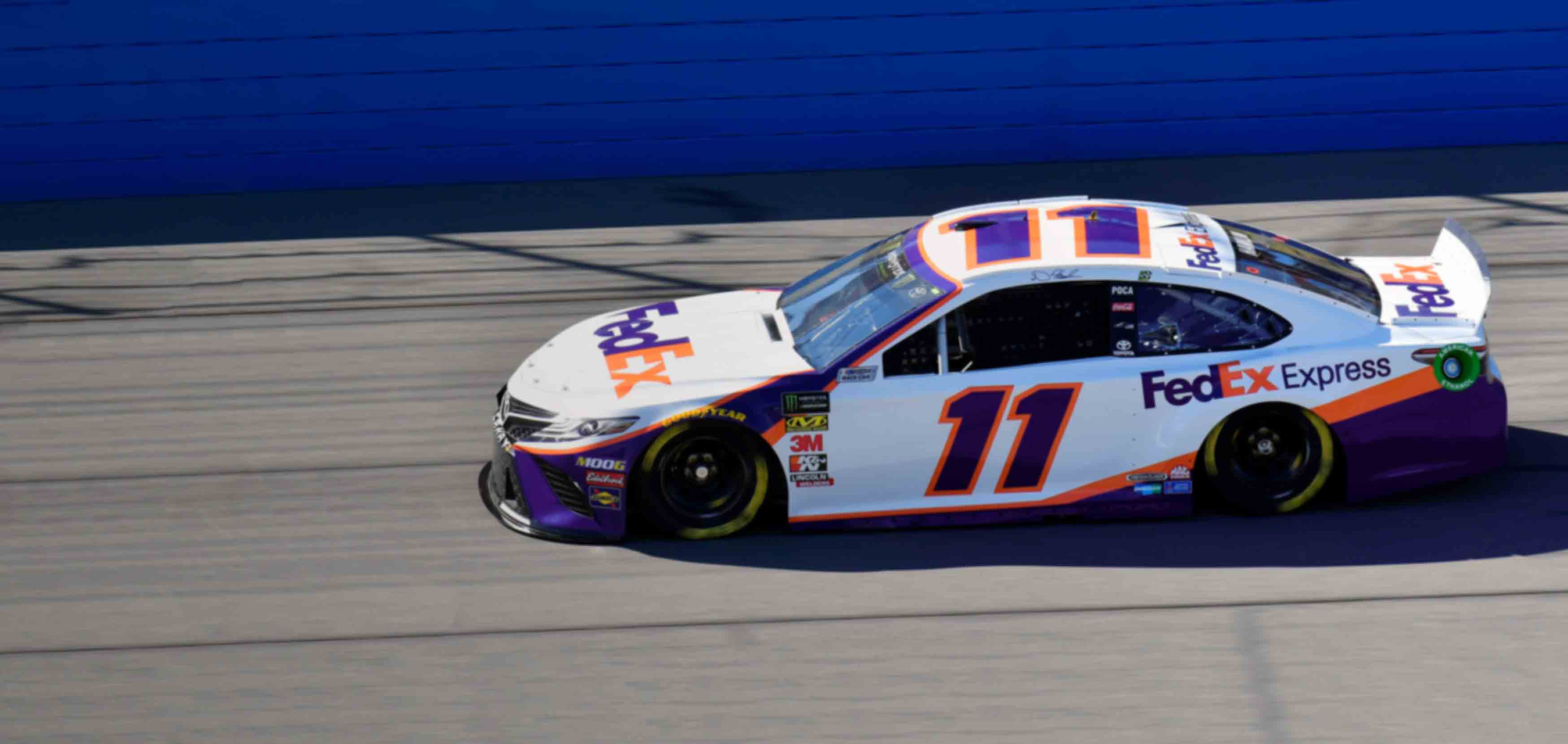 #11 FedEx Racing race car