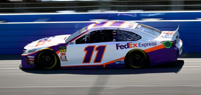 #11 FedEx Racing race car
