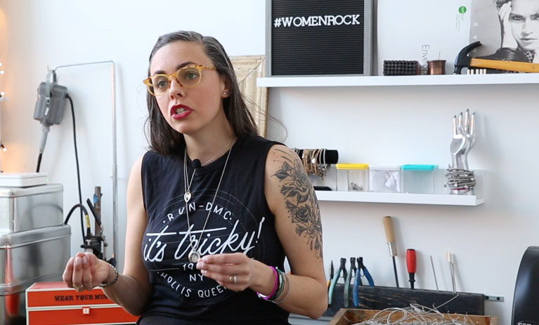 An image of Wear Your Music founder, Hannah Garrison.