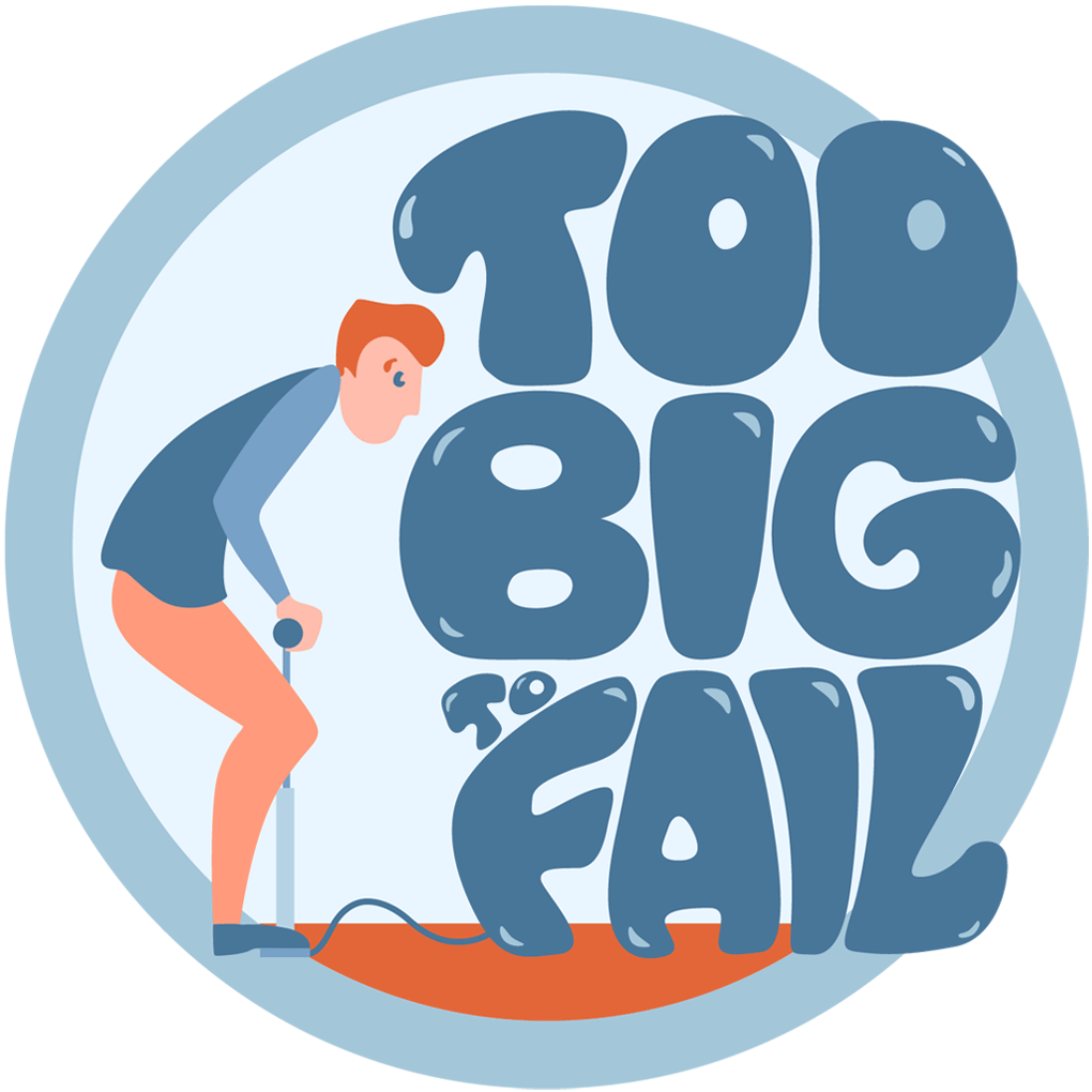 Making it work podcast episode 9 round illustration icon: Too big to fail