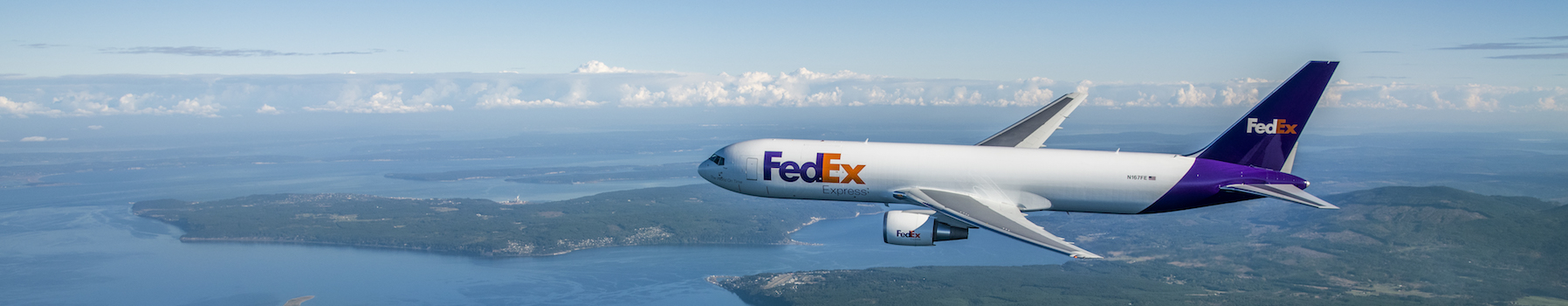 FedEx Plane in the Sky