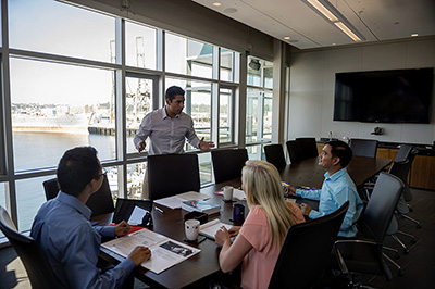 Man giving presentation 