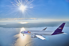Plane in the sky