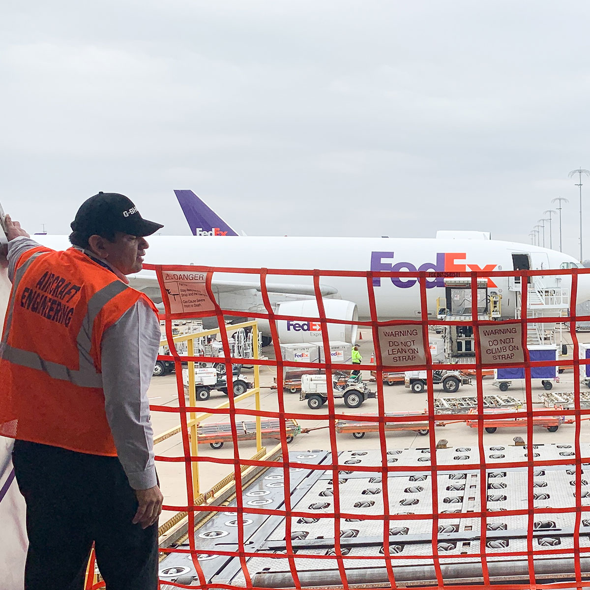 Image of Ramon Lopez standing near aircraft