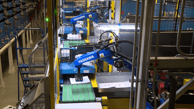 Image of a Yaskawa robotic arm