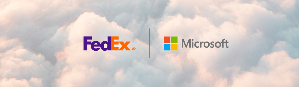 FedEx and Microsoft logos