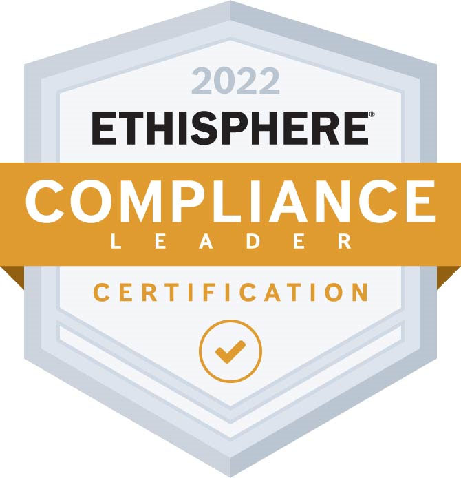2022 Ethisphere Compliance Leader Certification logo