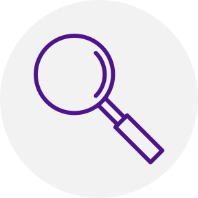 Magnifying glass icon