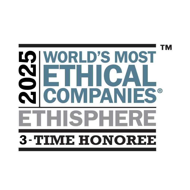 World's most ethical companies logo