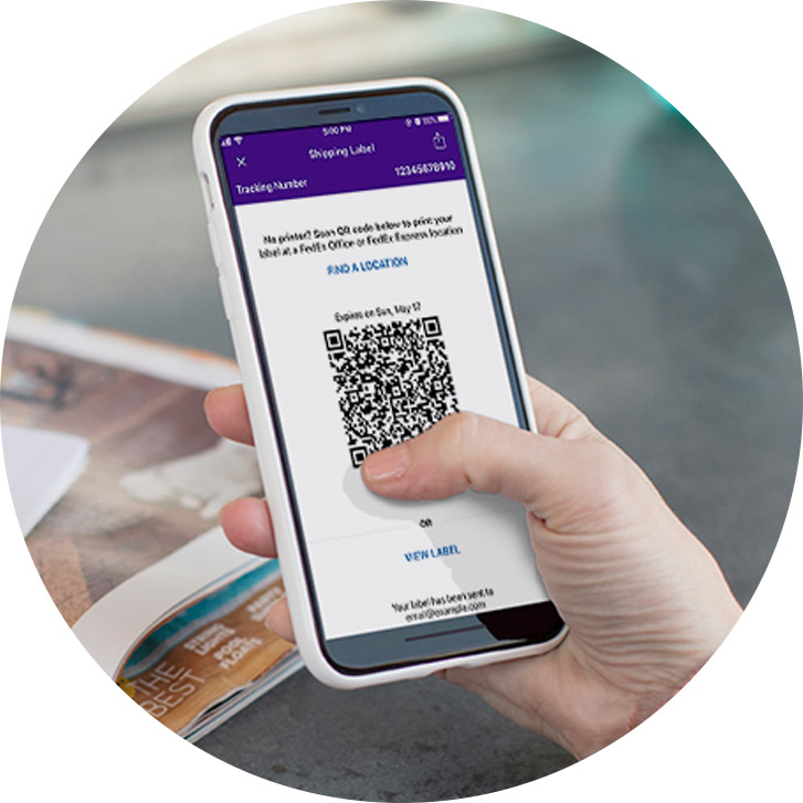 Print Ups Label From Qr Code