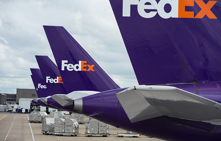 FedEx airplanes