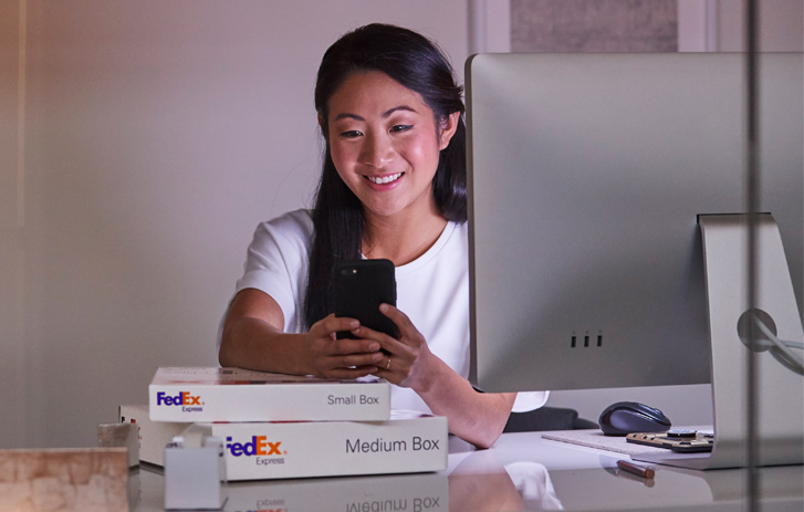 woman in her office