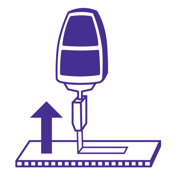 Peel test icon
