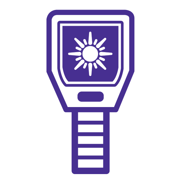 Thermal imaging test icon