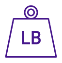 Weight lb icon