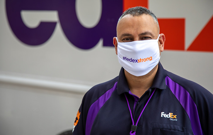 #FedExStrong mask