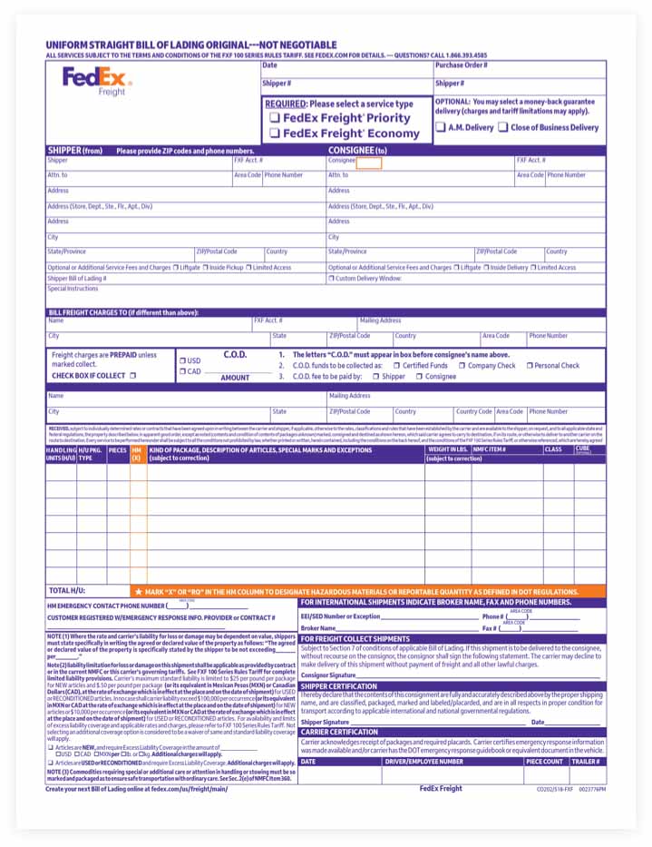 Can I re-print or change an existing BOL?