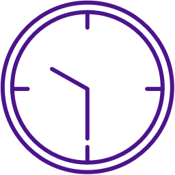 Clock at 10:30 am icon