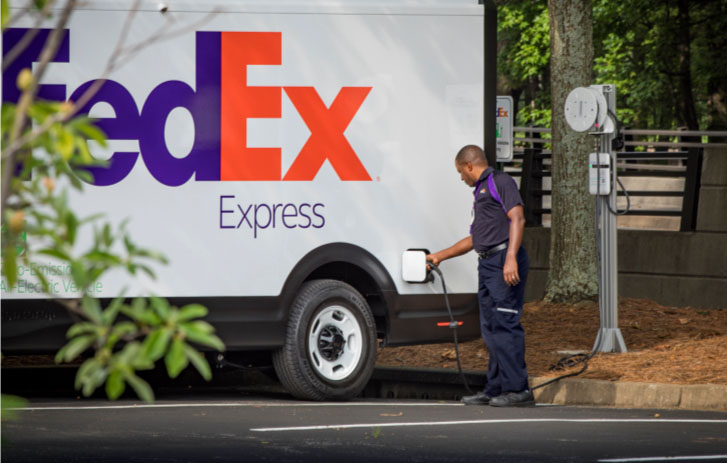 Fedex electric vehicles discount