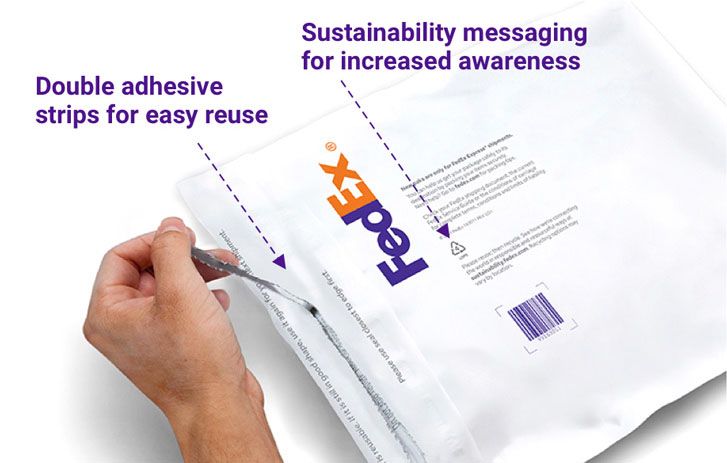 Unbelievable Fedex Padded Pack Recyclable Cosmetic Packaging