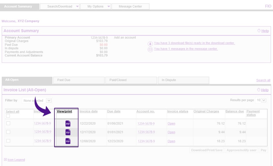 How to print or download a copy of FedEx Billing Invoice How to print or download a copy of FedEx Billing Invoice