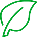 Laptop screen showing a screenshot of the FedEx Sustainability Insights Tool leaf icon