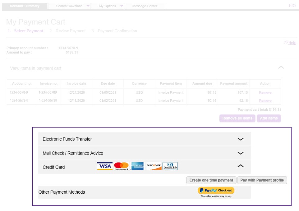 pay FedEx invoices with credit card pay FedEx invoices with credit card