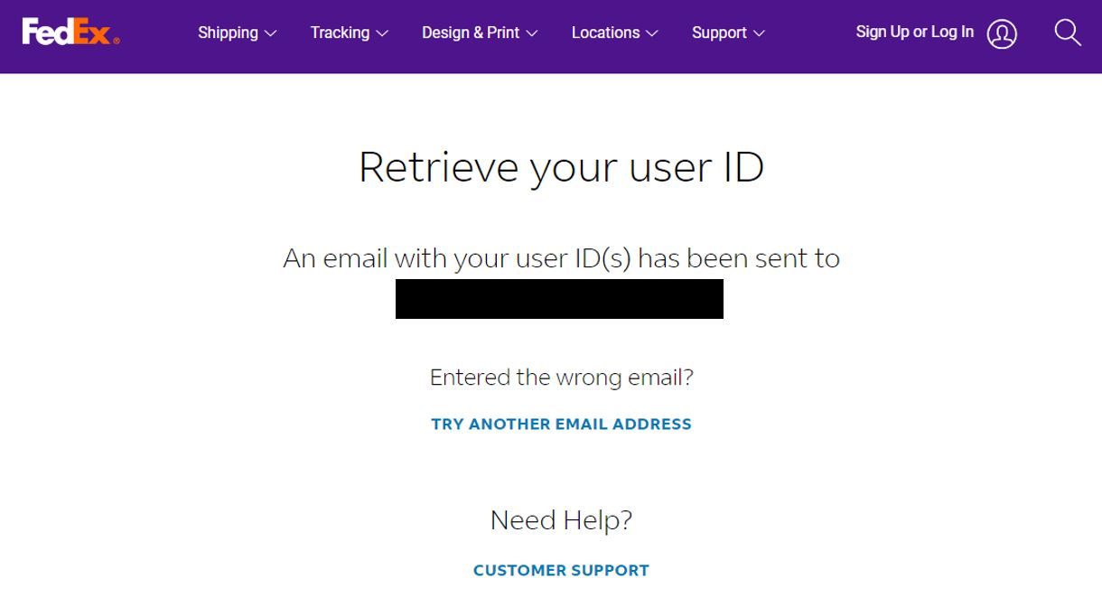 Reset password screen