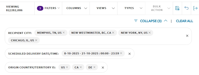 Image shows the new Collapse and Clear All options