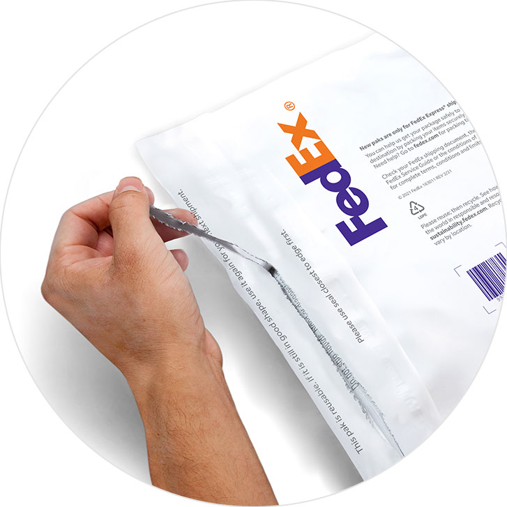 Fedex Express Label On Package