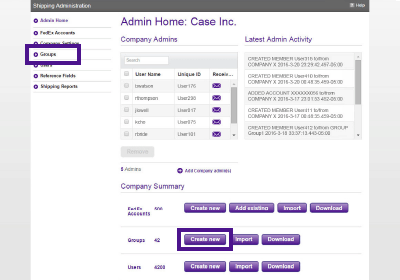 How can I add a group to my company?