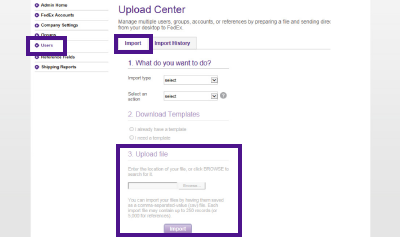I have a list of employees that I want to grant access to my online account for shipping purposes. How can I go about setting this up?